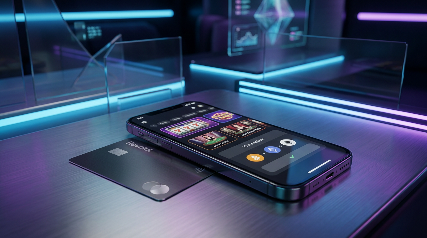 Revolut mobilní aplikace a online casino